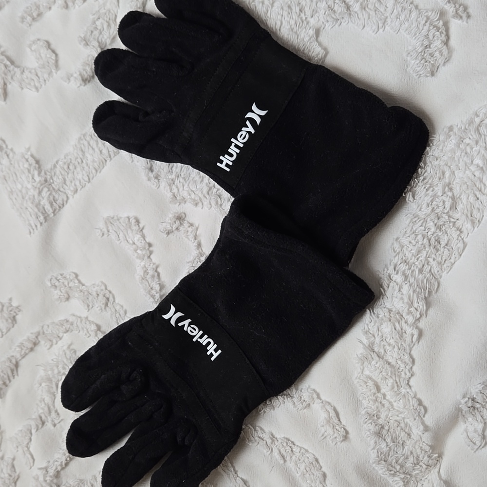 Hurley Black Winter Gloves